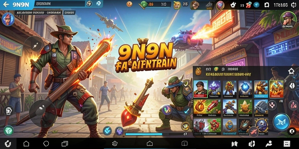 Tampilan utama 9N9N dengan fitur-fitur Utility yang menarik.