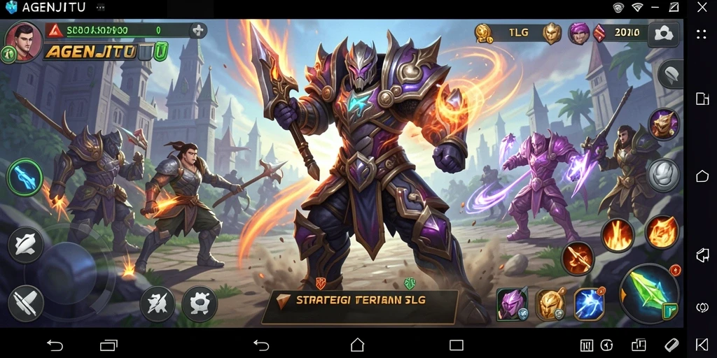 Tampilan gameplay AGENJITU yang mendebarkan dan penuh strategi.