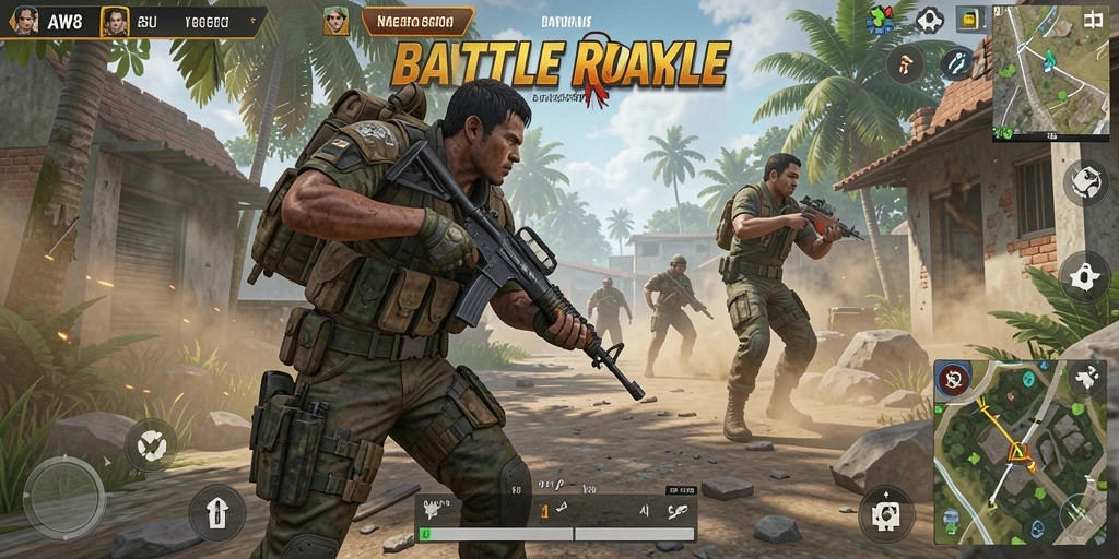 Gameplay mendebarkan di AW8 dengan pertempuran seru.
