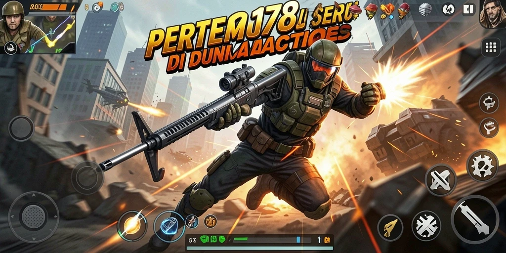 Tampilan menegangkan dari aksi intense gameplay BRO178.
