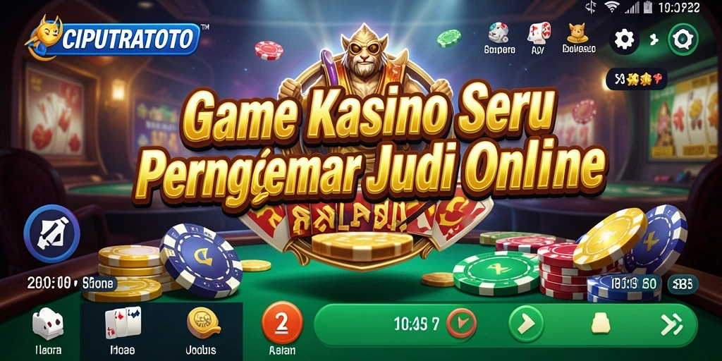 Screenshot utama CIPUTRATOTO menampilkan gameplay Kasino yang seru dan mengasyikkan.