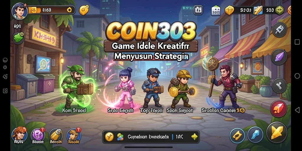 Tampilan gameplay COIN303 yang menarik dan interaktif.