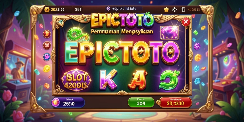 Screenshot gameplay EPICTOTO yang menunjukkan keseruan permainan Slot.