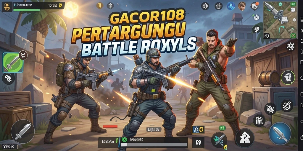 Gameplay seru dalam GACOR108 dengan aksi Battle Royale yang mendebarkan.