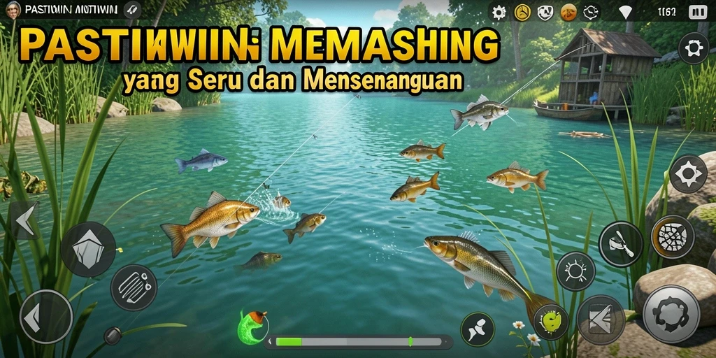 Tangkapan ikan yang mengesankan dalam gameplay PASTIWIN.