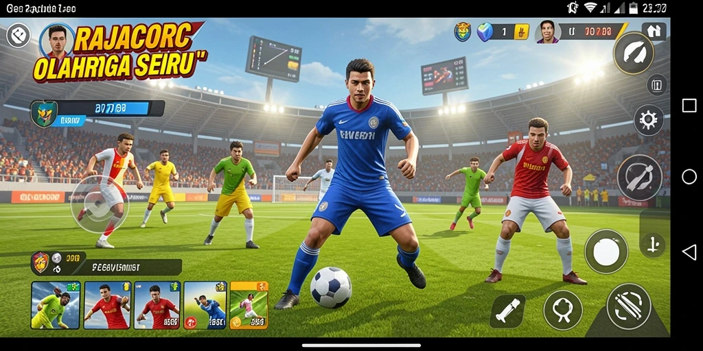 Tampilan menarik dari gameplay <strong>RAJACORC</strong> yang mengesankan dan menonjol.
