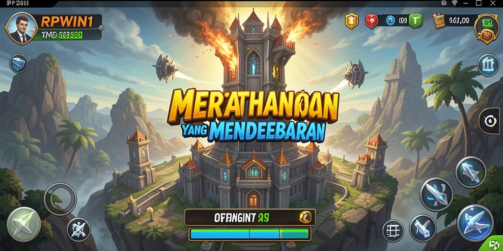 Tampilan gameplay seru dari RPWIN1 yang menantang pemain.