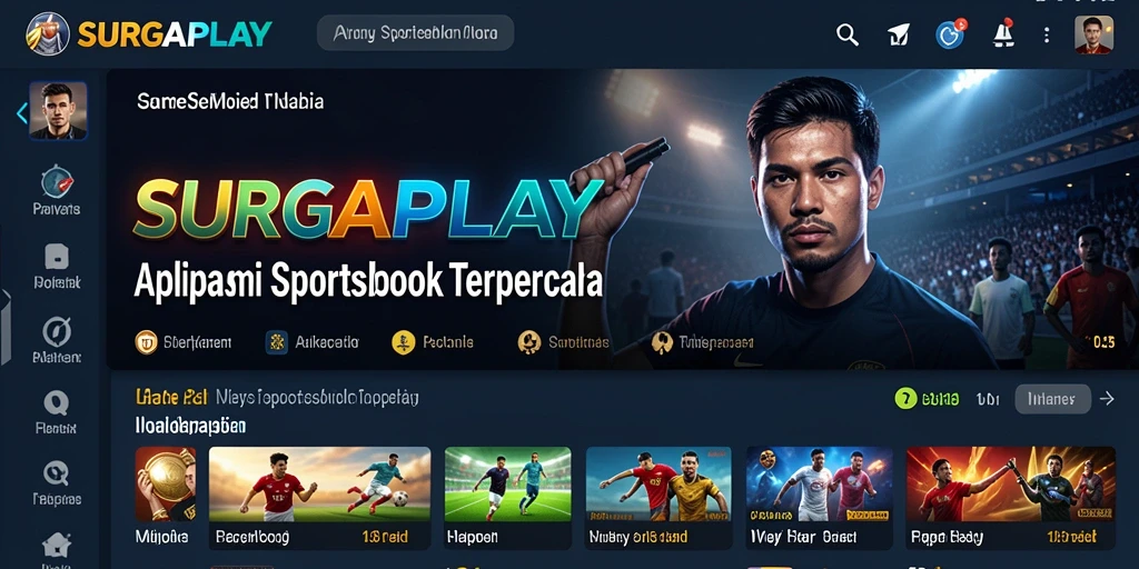 Tangkapan layar gameplay Sportsbook yang menarik di SURGAPLAY.