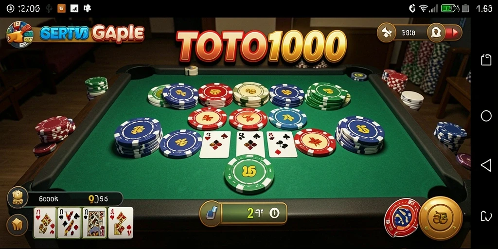 Tampilan gameplay TOTO1000 yang seru dan menarik.