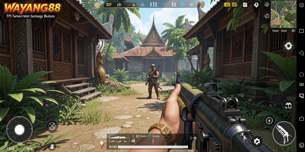 Gameplay intens dalam WAYANG88 dengan karakter wayang yang unik.
