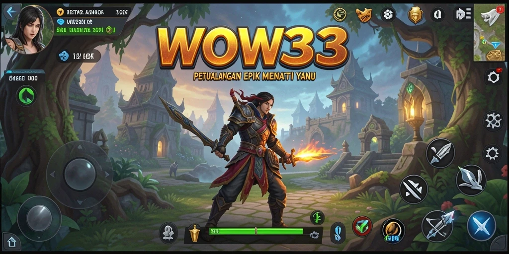 Tampilan gameplay <strong>WOW33</strong> yang menampilkan aksi mendebarkan dalam petualangan.